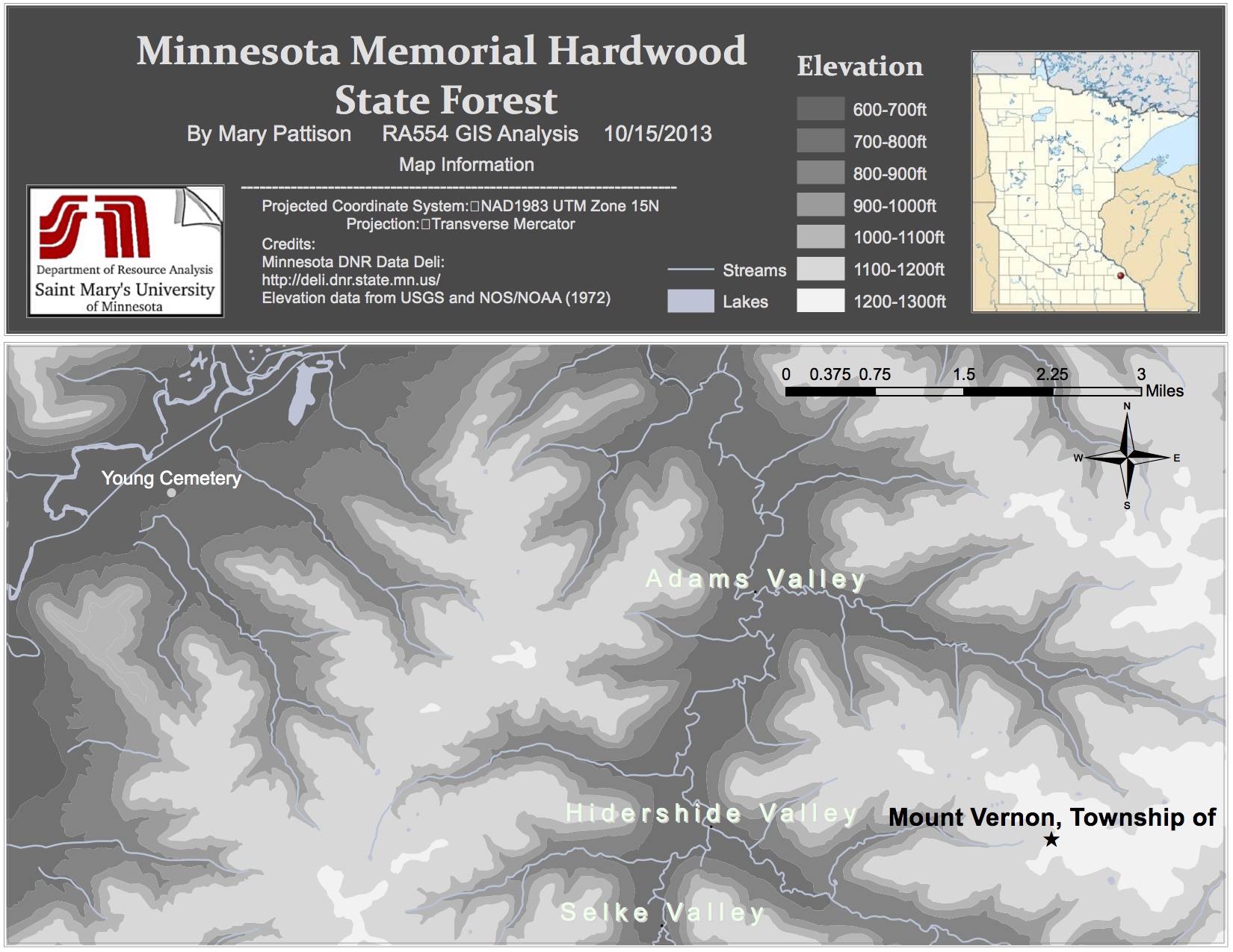 topographic map